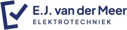 E.J. van der Meer Elektrotechniek Logo